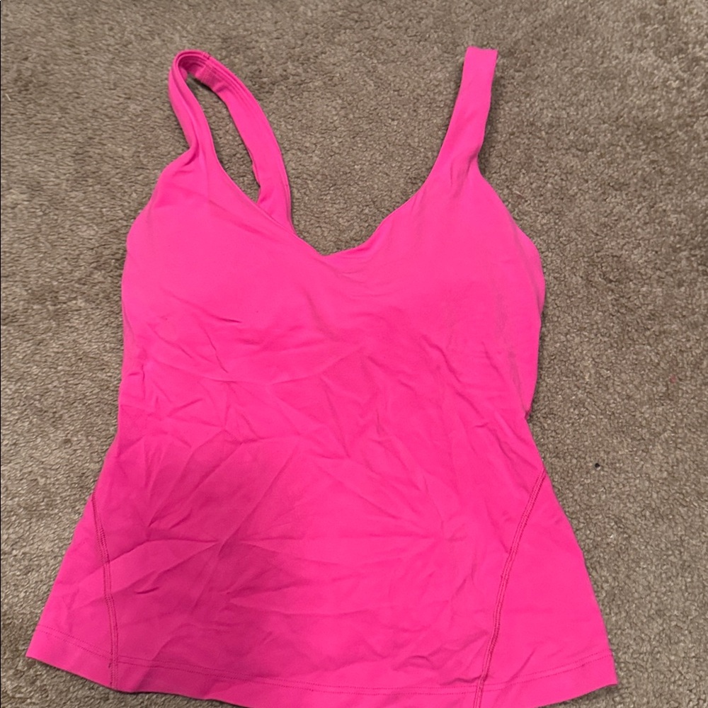 Pink lululemon align tank size 2